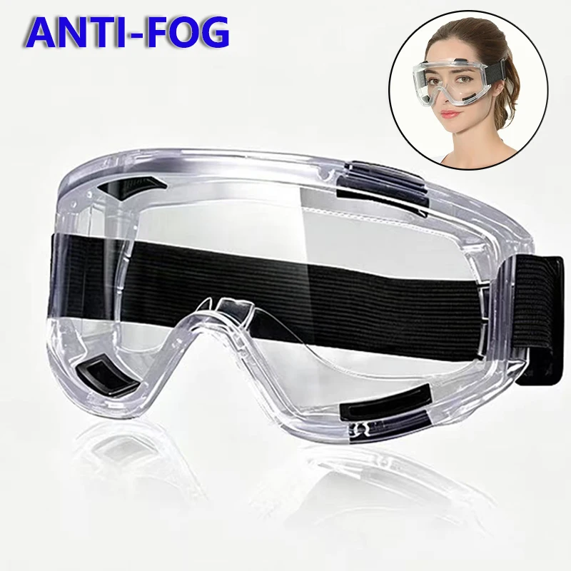 Motorcycle Goggles Glasses Men Women Eye Protect Off-road Cycling Safety Anti Dust Glasses Protection Moto Dust-proof Eyeglasses