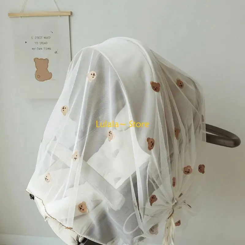 

Y4QA москитная сетка для коляски, детская люлька с защитой от насекомых, сетчатый чехол, дышащая коляска, солнцезащитная сетка,