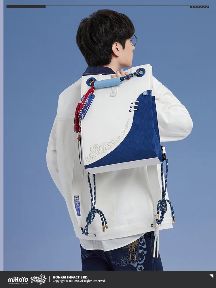 Origianl Jade Knight Series Shoulder Bag Honkai Impact 3rd Li sushang Unisex Backpack Cosplay Costume Accessories Birthday Gift