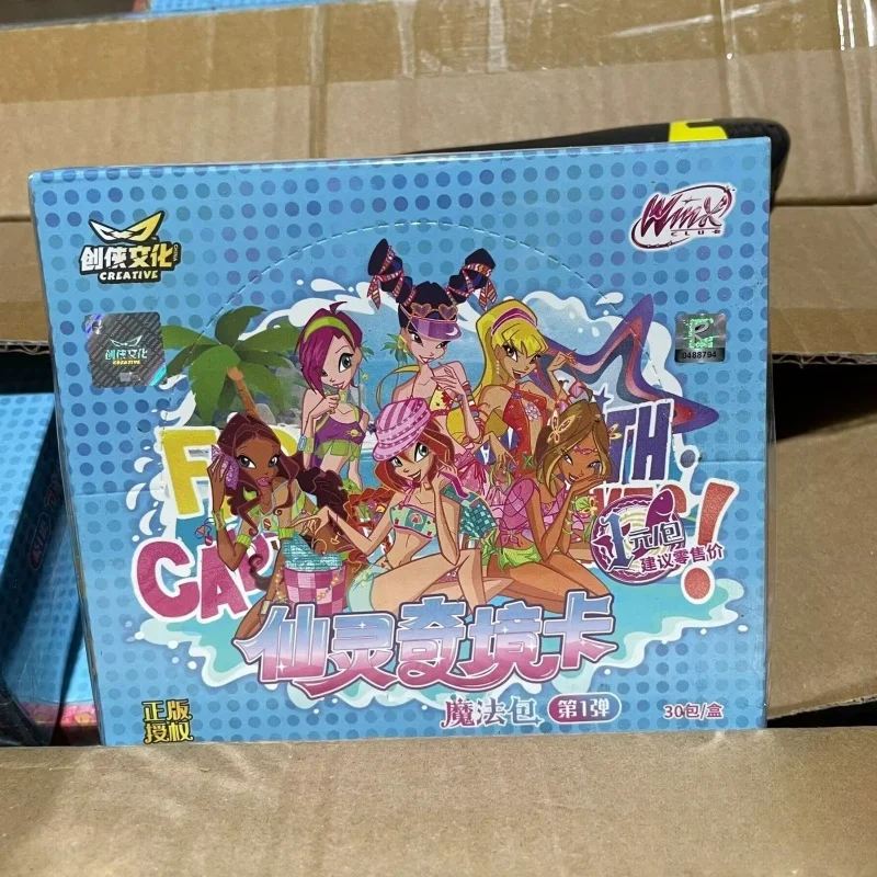 

Original Winx Club Card Magic Bag Fairy Bag Fairy Bloom Stella Flora Anime Wonderland Cards Collection Cards Toys Gifts Custom