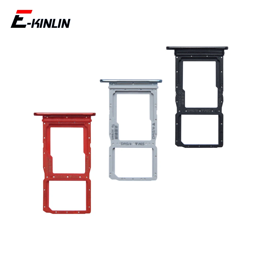 

Лоток для чтения SIM-карт, контейнер, разъем, держатель, адаптер для HuaWei Y9 Prime 2019 2018, запасные части