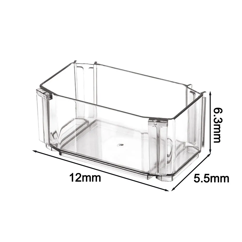 12*5.5*6.3cm 6PC Black Modular Drawer Storage Set Desktop Organizer Organizer For Office Study Room Home Storage