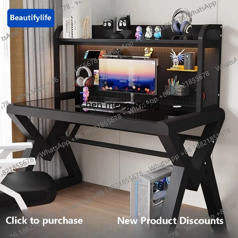 

Компьютерный стол A56: Эстетичный, забавный, современный, дизайнерский, для геймеров, из нержавеющей стали, для дома и офиса