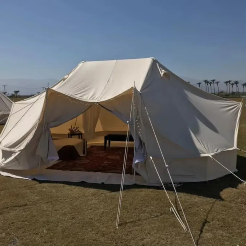 

New Design China Supplier Hight Quality Fireproof Bell Tent Emperor Tent