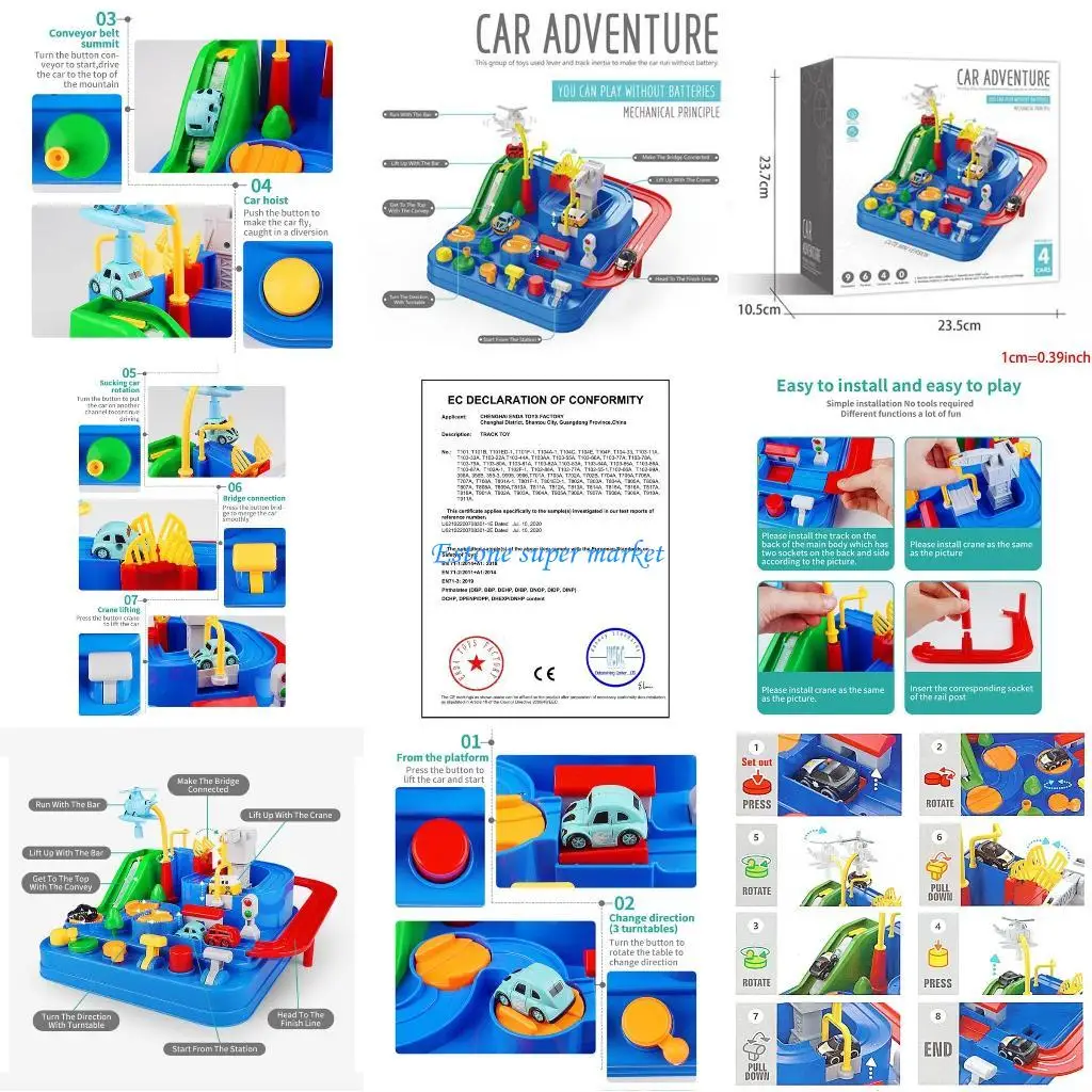

090B Детские ручные пазлы для рельсовых поездов, автомобильные игрушки для детей, обучающая игрушка