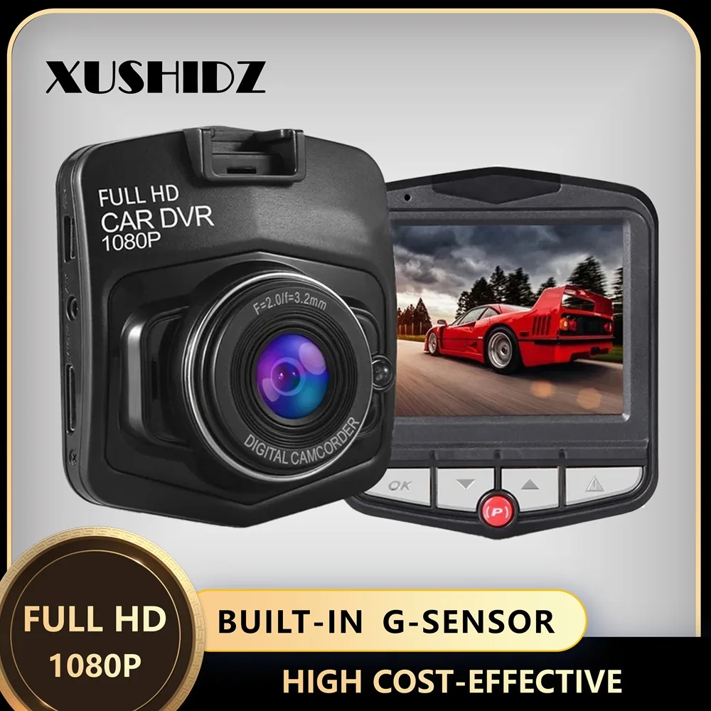XUSHIDZ Q03 Full HD 1080P Dash Camera G-sensor Dashcam Car Camera Vehicle Video Recorder DVR Dash Cam Super Night Vision HDR