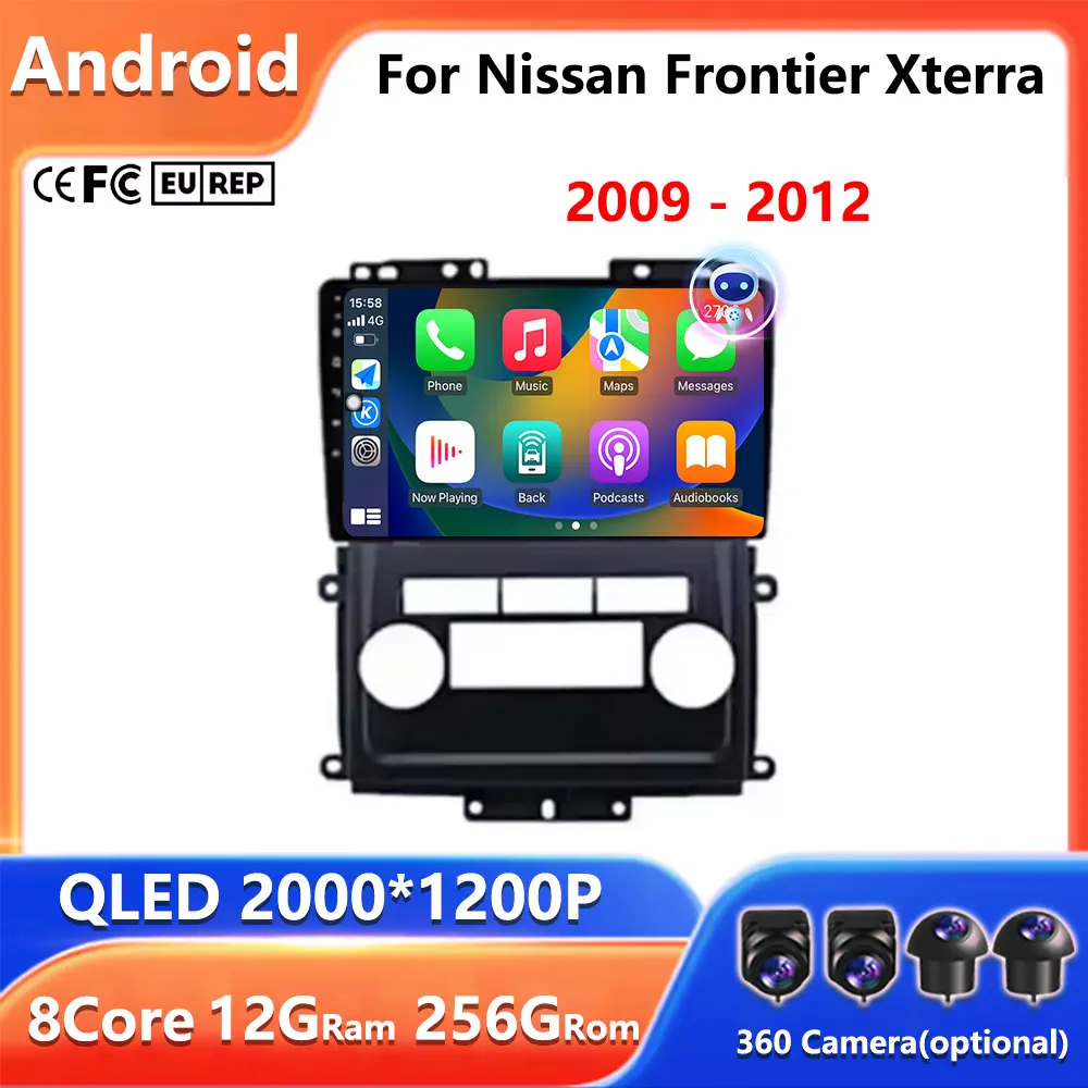 

Автомагнитола Android 16 для Nissan Frontier Xterra 2009-2012 с Wi-Fi, 4G, GPS, DSP, навигацией и мультимедиа