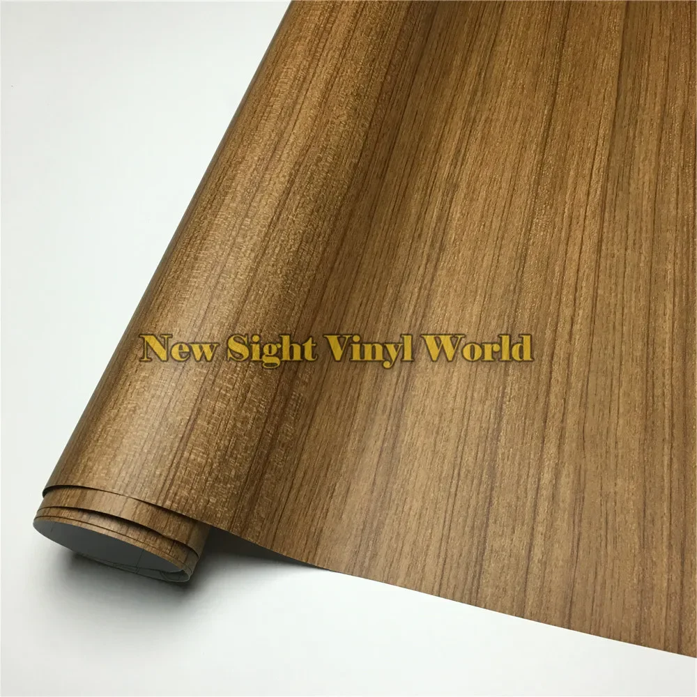 Acacia Wood Grain Adhesive Vinyl Acacia Wood Vinyl Sheet For Floor Furniture Car Interier Size:1.24X50m/Roll(4ft X 165ft)