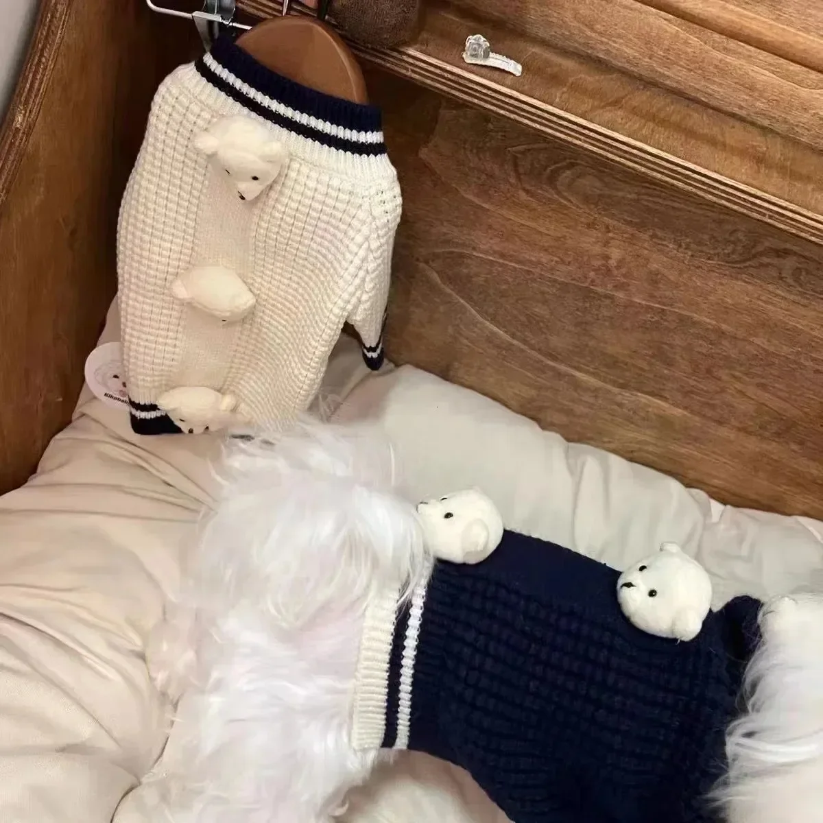 الحيوانات الأليفة القط الملابس الخريف الكلب سترة سحب موضة جرو الملابس الدفء ومنع الفراء جرو الملابس من السقوط O #2