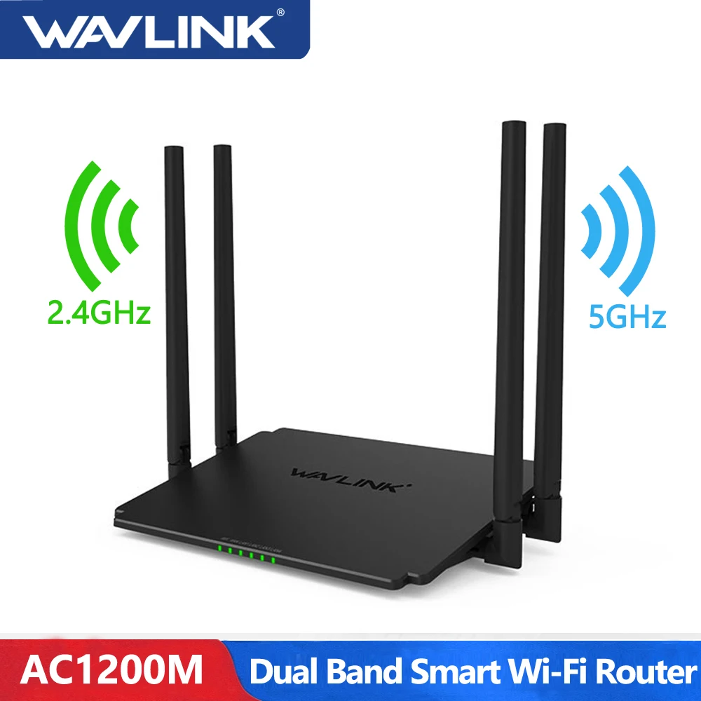 Wavlink 1200Mbps Dual Band Smart WiFi Router 5Ghz Long Range Wireless Wifi Amplifier Signal Wifi Extender 2.4G Wi fi Booster EU