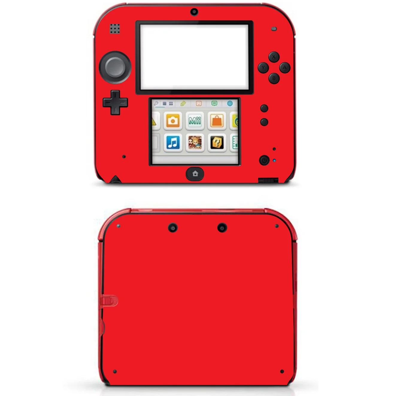 10 Pure Clean Solid Colours Vinyl Skin Sticker Protector for Nintendo 2DS Skins Stickers