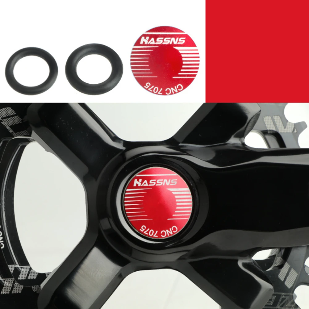 

Bike Crank Cap Waterproof With Waterproof Washer Crank Arm Integrated Part Replacement Road Bike Accessories Aluminum Alloy