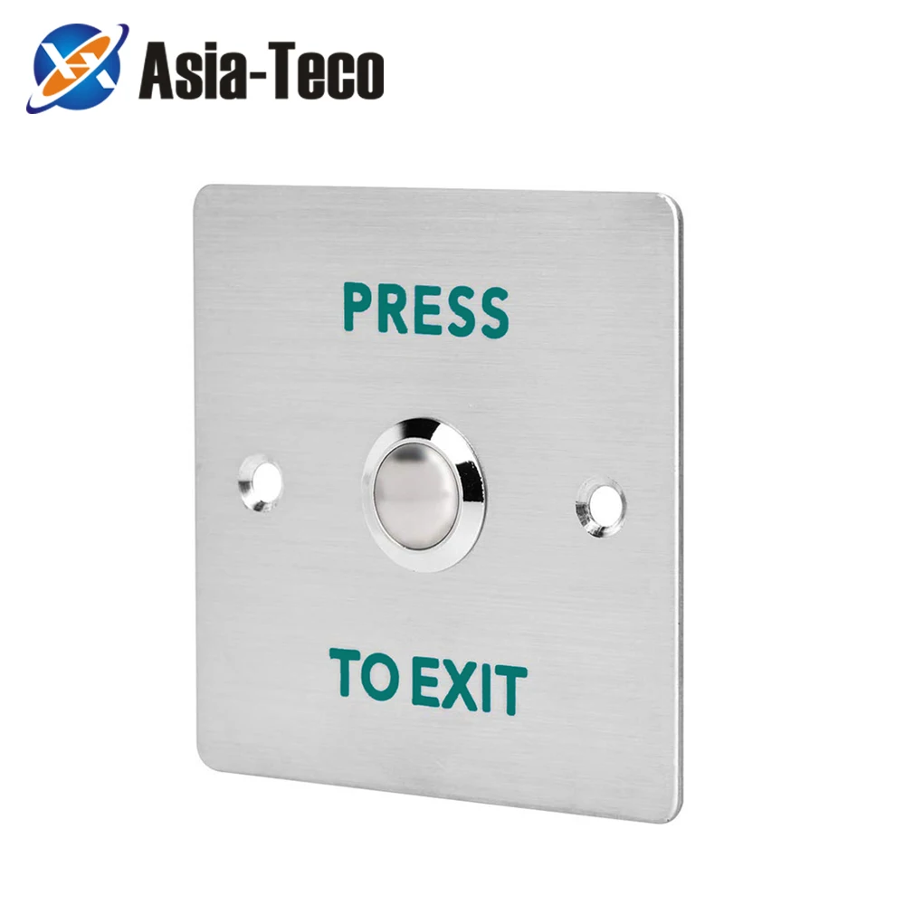 Waterproof switch Door Exit Button Release Push Switch Stainless Steel Alloy with for Access Control Lock System