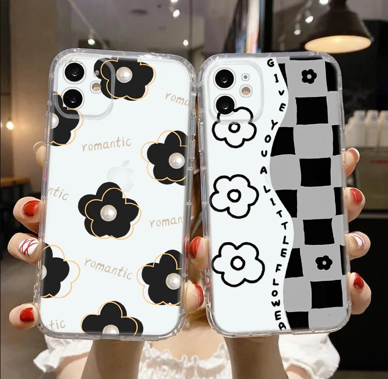 Q22 flower art Soft Case for Moto G9 Powe One Pro E12 E22I E22 G52 G42 G32 G22 G23 Z2 Z Play P40 P30 Edge 30