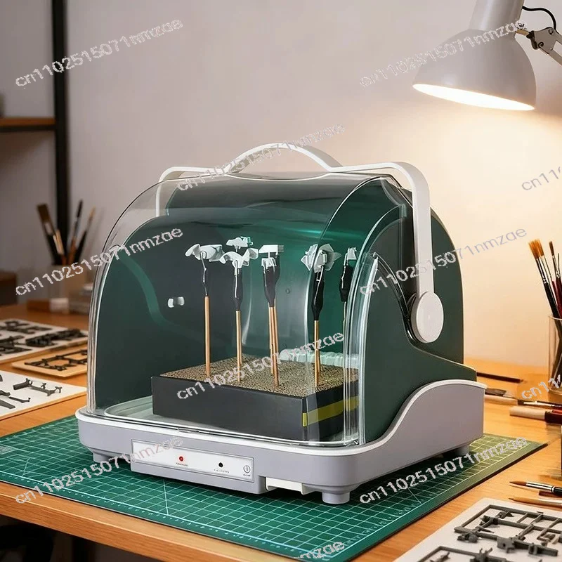 Model Paint Drying Cabinet, Small Spray Paint Drying Machine for Figurine Painting Dustproof Use