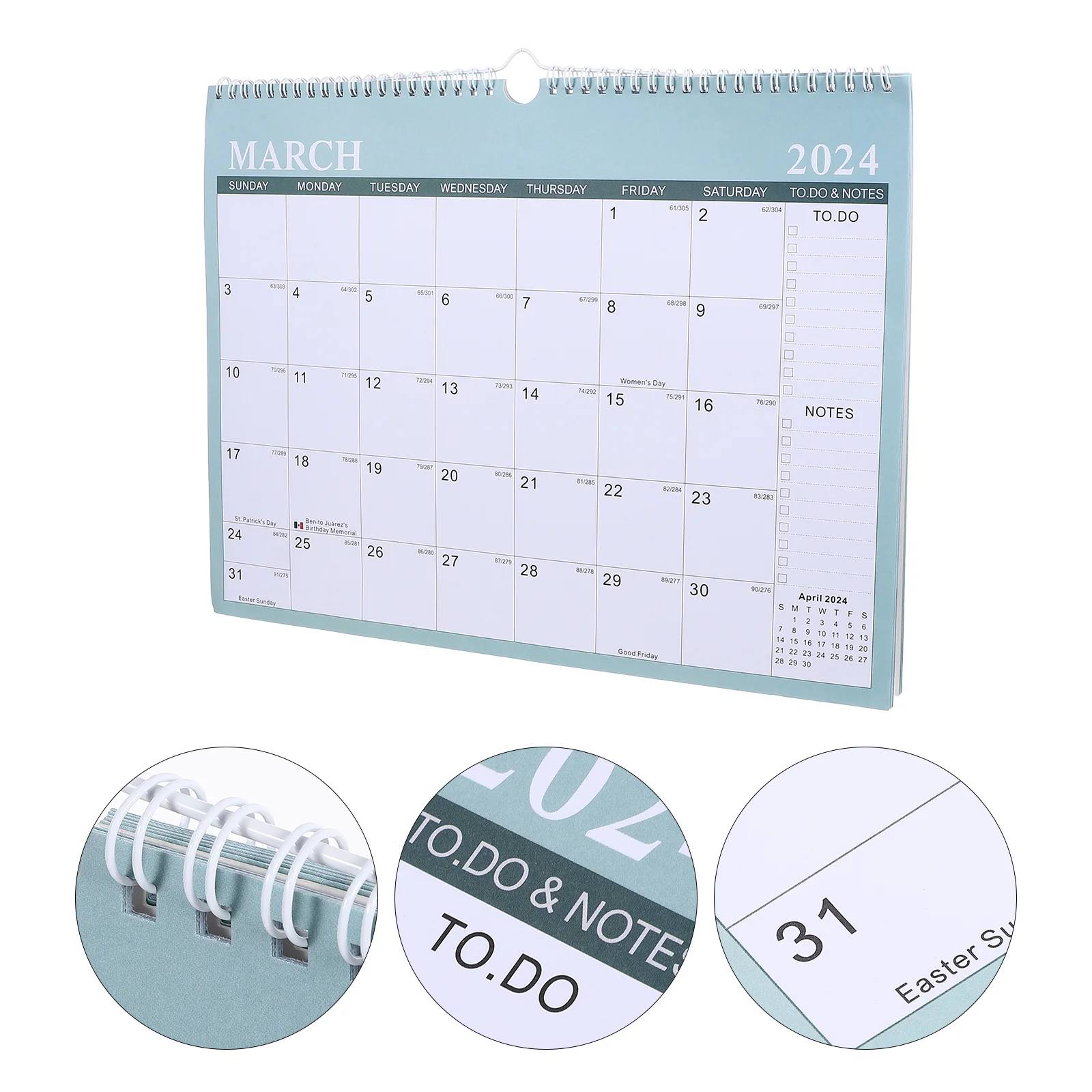 

Monthly Hanging Calendar Count Down Calendar English Daily Calendar Wall Calendar