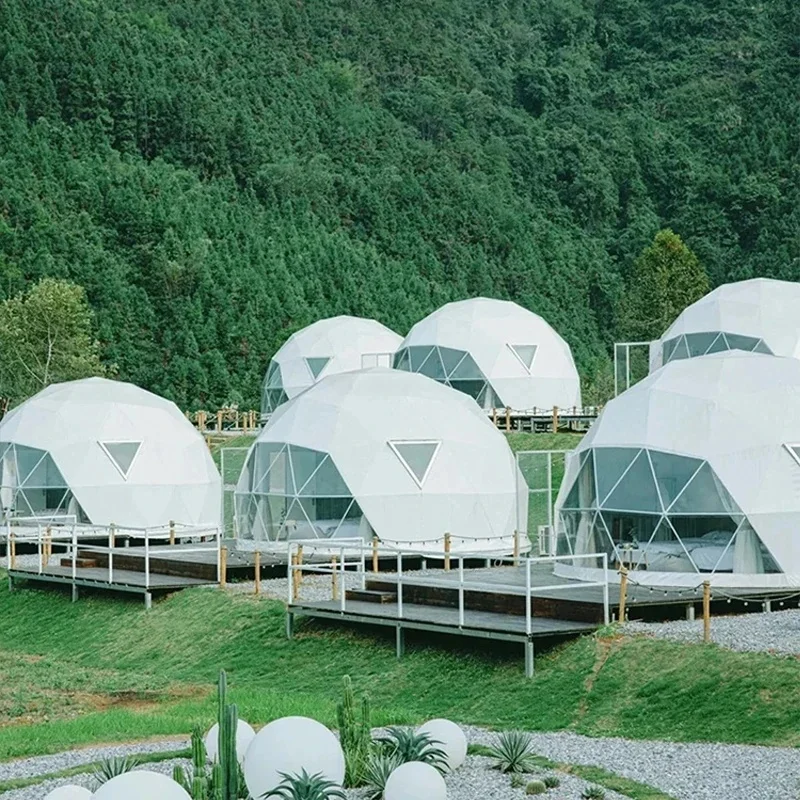 Easyinstall Premium Geodesic Ging -All-Season Dome House & Professional Camping Tent Luxury Outdoor Accommo Travel