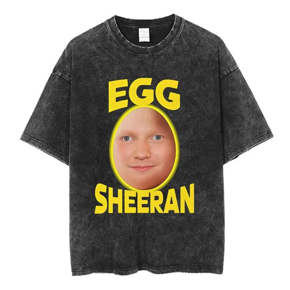 Hot Sale Ed Sheeran Loop Tour Australia 2026 Poster Graphic Print T-shirt Men Women Vintage Washed O-neck Cotton Summer New Tee