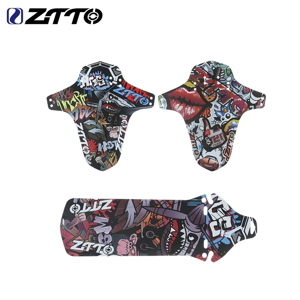 ZTTO MTB-Kotflügel vorne hinten, universell, kurz/lang, Kotflügel-Schlammentfernung für 26/29 Zoll AM Enduro DH Mountain Road Bike-Zubehör