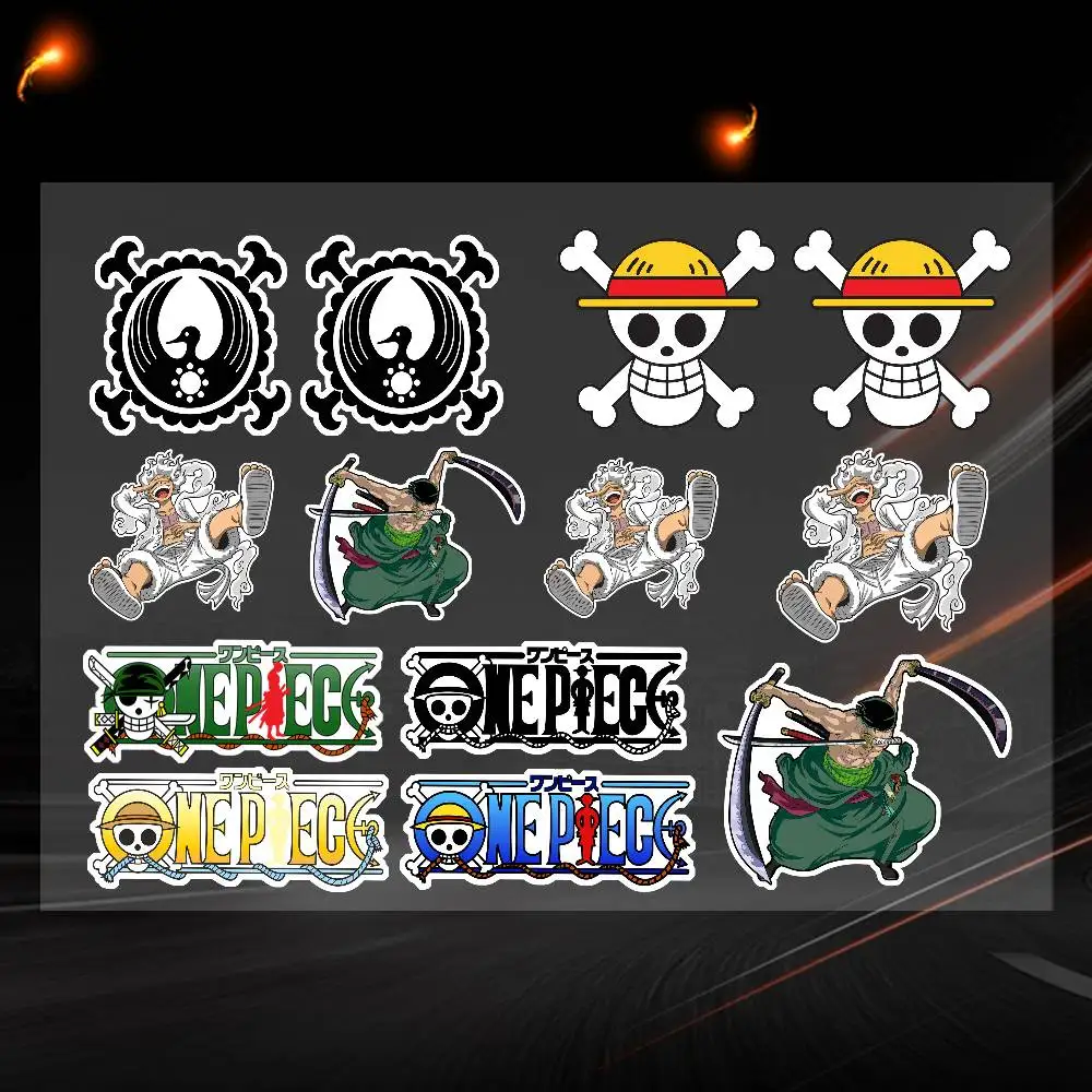 

Набор наклеек One-piece: высококачественные печатные и вырезанные стикеры для мотоциклов