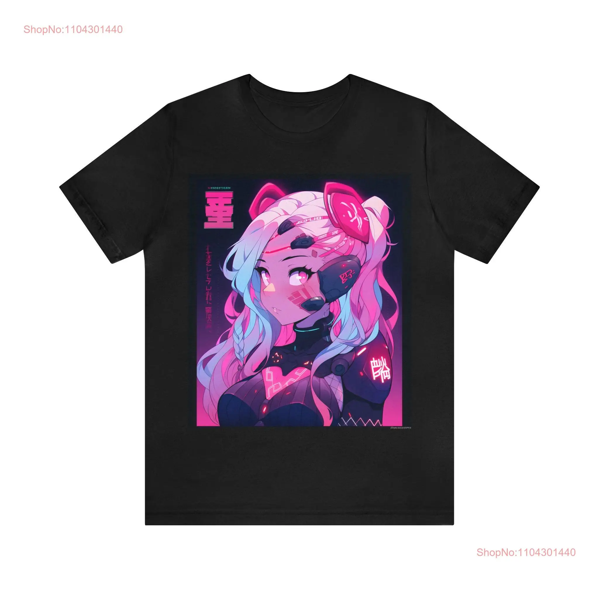 

Bubblegum Princess T Shirt Anime Black and Pink Blue Convention Japanese long or short sleeves
