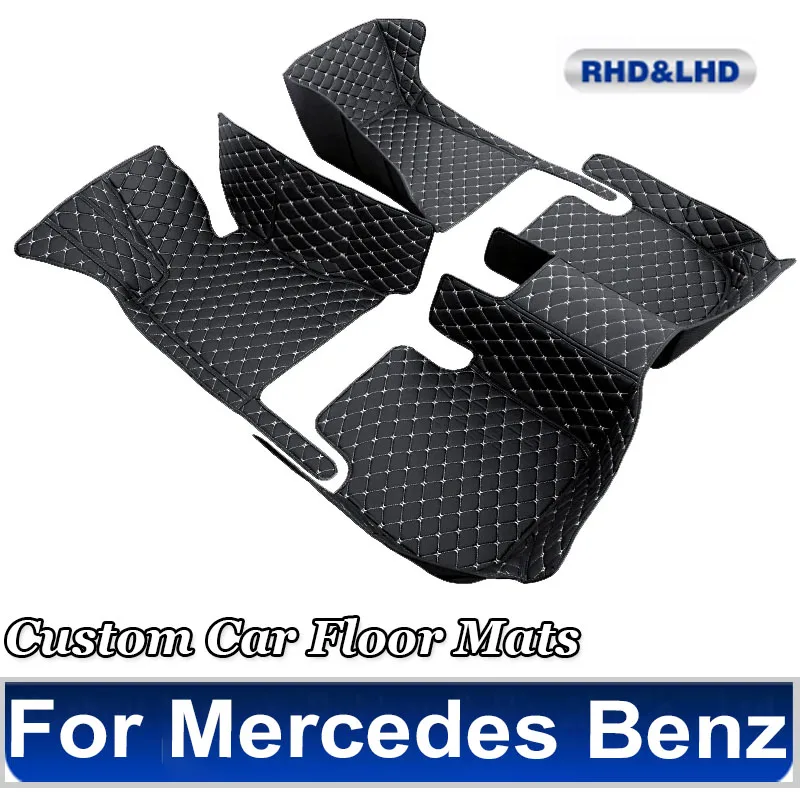 

Автомобильные коврики для Mercedes Benz C Class W205 C180 200 220 250 260 300 350 400 450-15 2014 2016 2017 2018 2019 2020 аксессуары