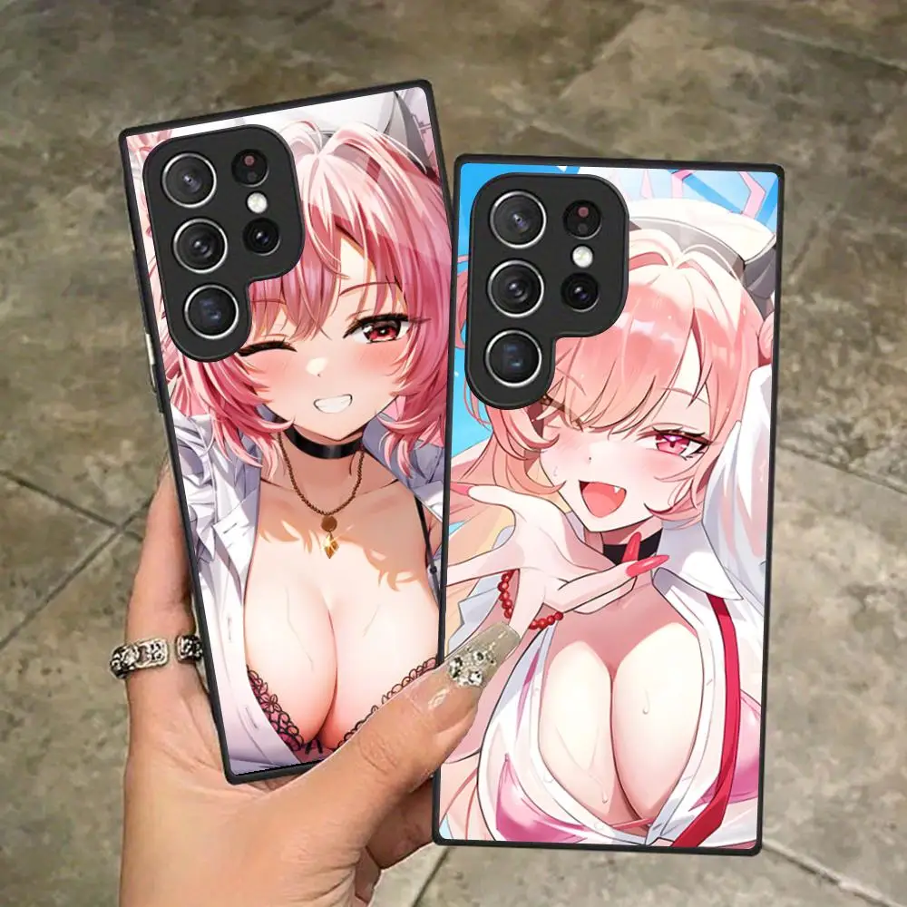 Blue Archive Kirara Phone Case for Samsung Galaxy A56 55 54 53 52 51 36 35 34 23 16 15 5G Glass Protective Cover