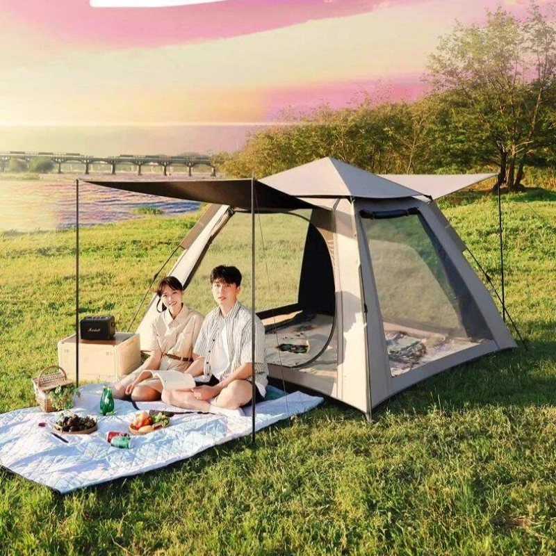 Nature Hike Camping Tent Fishing Backpacking Outdoor 2-Person Camping Tent Bed Folding Light-Weight Carpa De Viaje Outdoor Tools