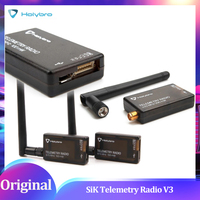 HolyBro SiK Telemetry Radio V3 - 100mW Long-Range 915MHz/433MHz  IP67 Waterproof MavLink Protocol 50km+ Range Dual SMA Antennas