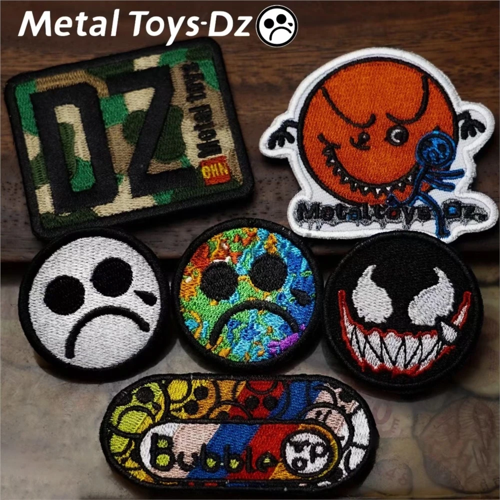 Metal Toys Dz EDC Embroidery Patch Fidget Spinner Accessories Fidget Toy Office Toy Hand Spinner Stress Release Toys