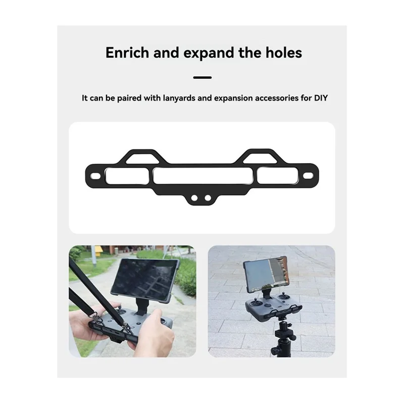 REPLA-For DJI Mavic 4 Pro Remote Control Extension Base Aluminum Alloy Hook With 1/4 Screw Adapter For RC PRO 2 Transmitter