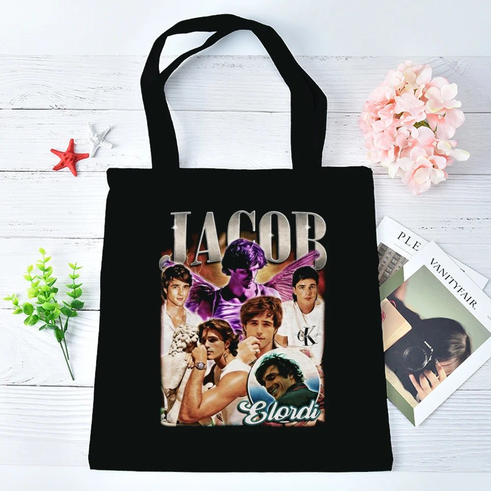 Jacob Elordi tote bag totebag bolsas de tela sac cabas canvas  shoulder  woman
