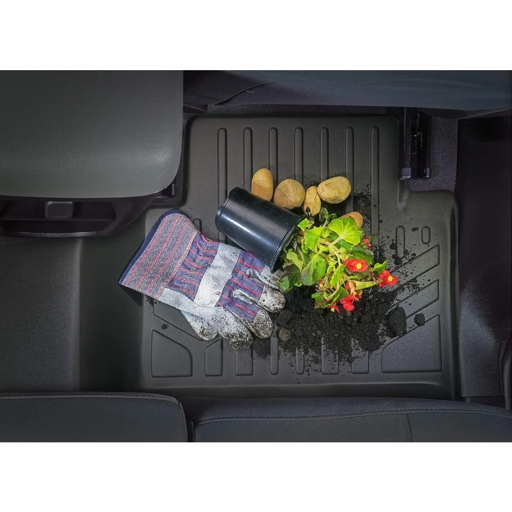 SMARTLINER جميع الأحوال الجوية مخصص صالح البضائع الجذع بطانة الكلمة حصيرة ل 2017-2022 كيا نيرو