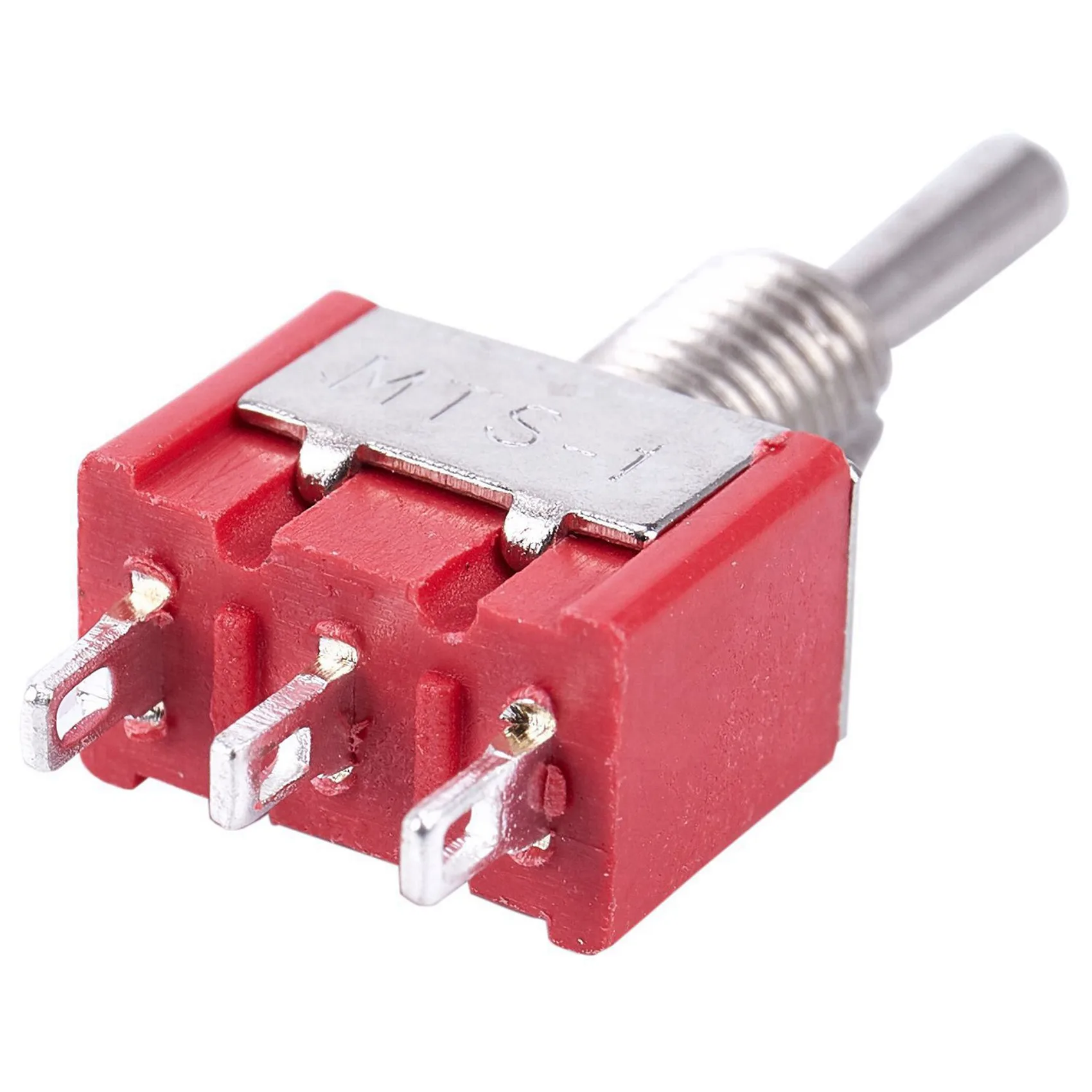 75STO-10 X Mini Momentary (On)Off(On) Toggle Switch Model Railway SPDT 12V,Silver