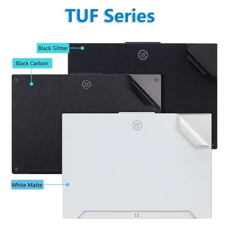 KH Sticker Cover for ASUS TUF F17 FX705 FX706 FX706HE FX706HM FX706LI FX707ZM FX707ZR 17-inch Gaming Laptop Carbon Vinyl Decals