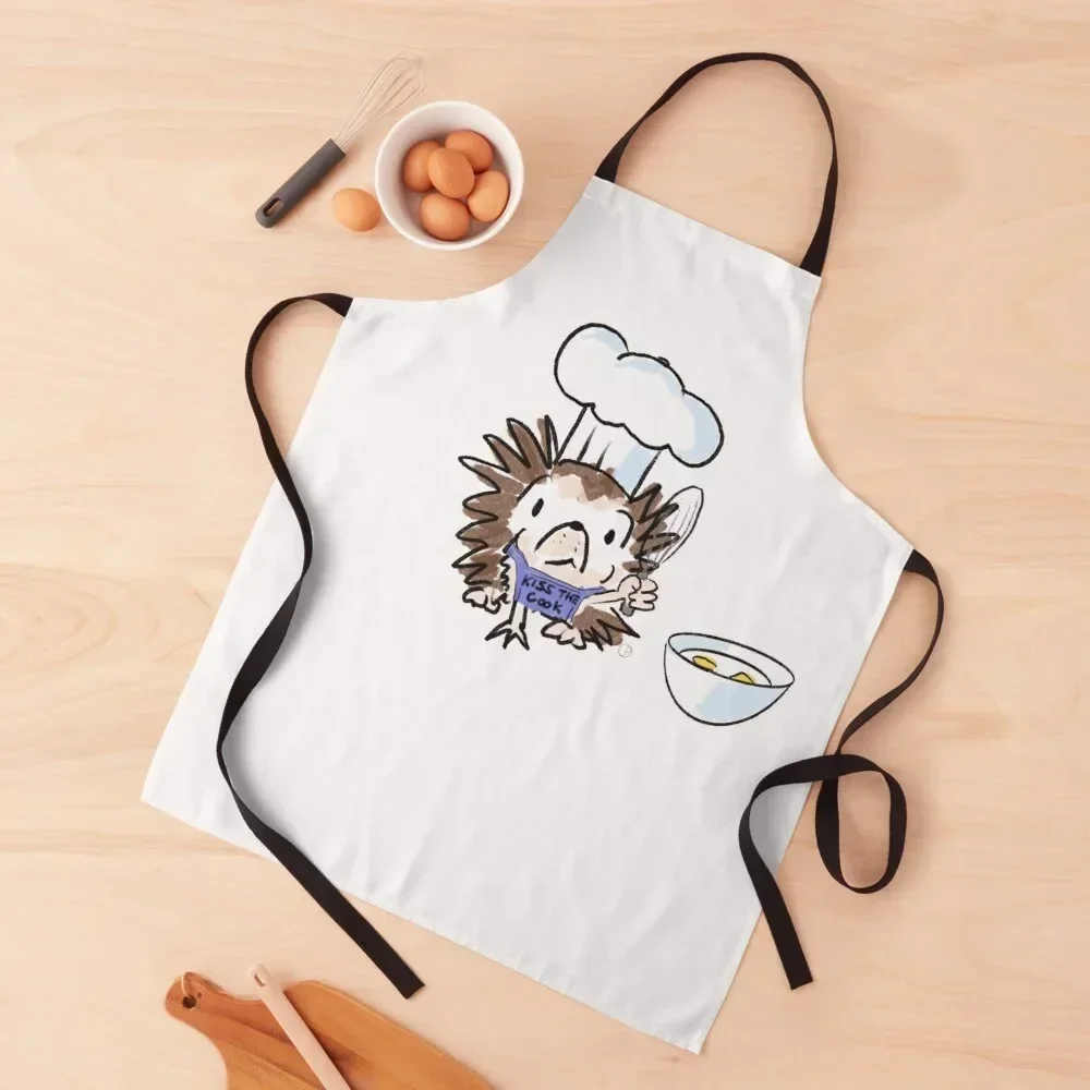 

Kiss the Cook Apron Customizable Woman Hairdressing Hairdresser Accessories Chef Accessory with pockets Apron