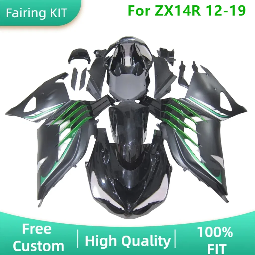 

Fit for Kawasaki ZX-14R 2012-2015 2016 2017-2019 ZX 14R 12 13 14 15 16 18 19 ZX14R High Grade Motorcycle Fairing Kit Free Custom