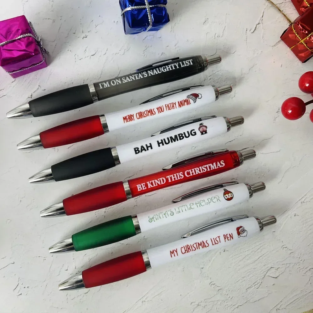 New High Quality and Exquisite Gourd Pens 6-pin Ballpoint Pen Set Interesting Copywriting Christmas Ballpoint Pen Set