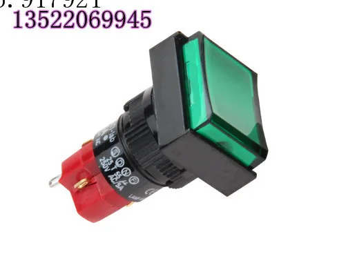 

[ZOB] Progressive Alliance button switch rectangle 4 normally open 4 normally closed D16LMT1-4AB --5PCS/LOT