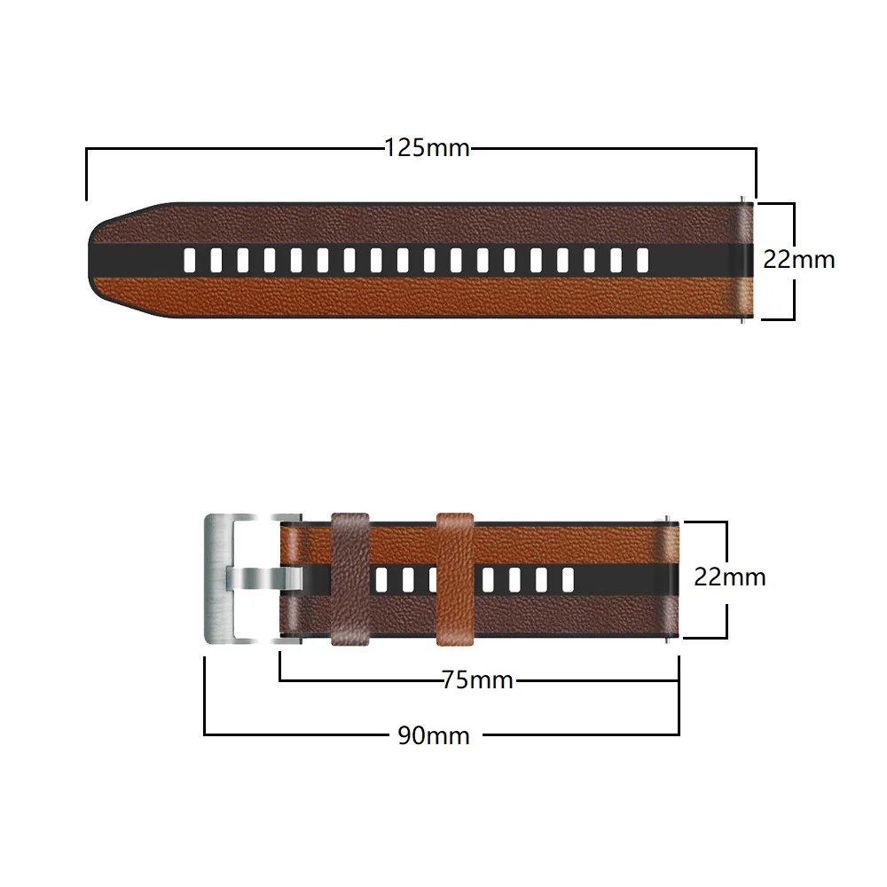 جلد سيليكون الرياضة حزام (Band) ساعة حزام ل هواوي ساعة 3 برو/GT 2 برو/GT 3 GT3 46 مللي متر Smartwatch الأساور سوار حزام Correa
