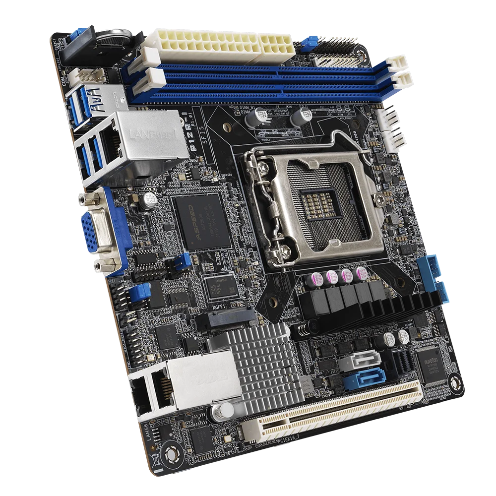 Workstation Motherboard For Asus E-2300 LGA 1200 Mini ITX P12R-I