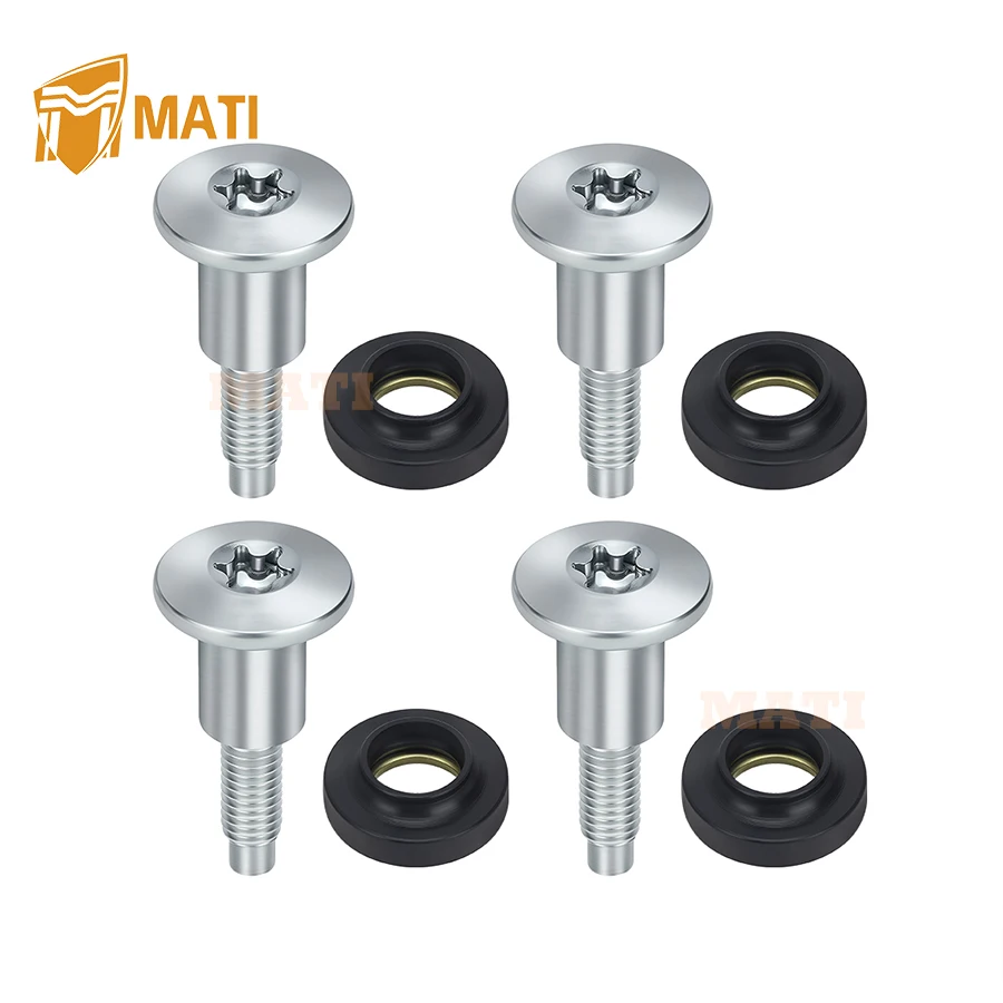 4Pcs Isolator Valve Cover W/Engine Bolt For Poalris RZR Ranger Sportsman General 325 450 570 900 1000 2011-2025 7519165 5413806
