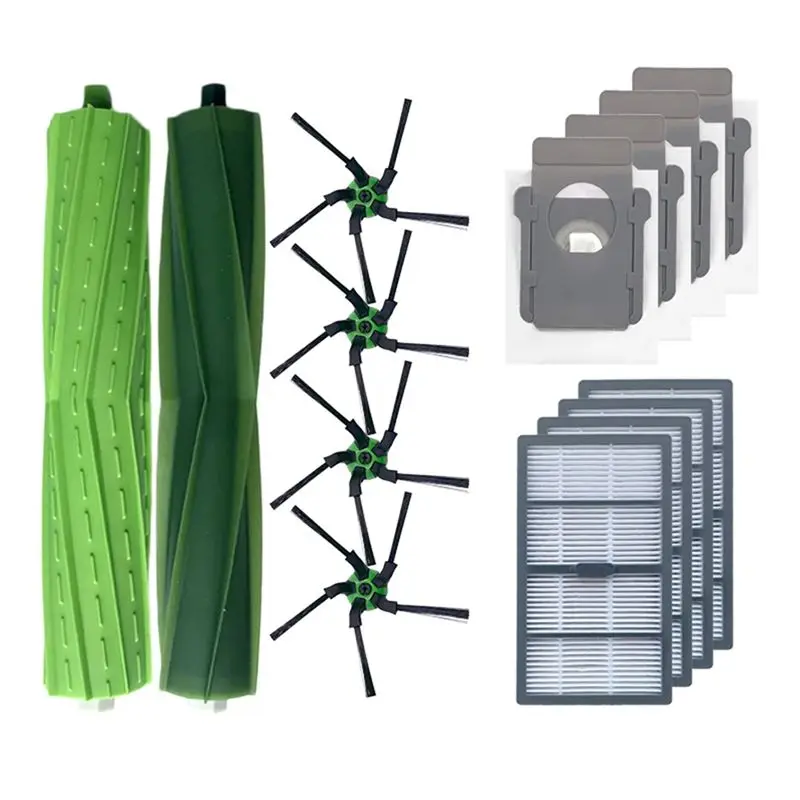 

ABBZ-For Irobot Roomba S9 9150 / S9+ Plus 9550 Robot Vacuum Hepa Filter Main Side Brush Dust Bag Spare Parts Parts