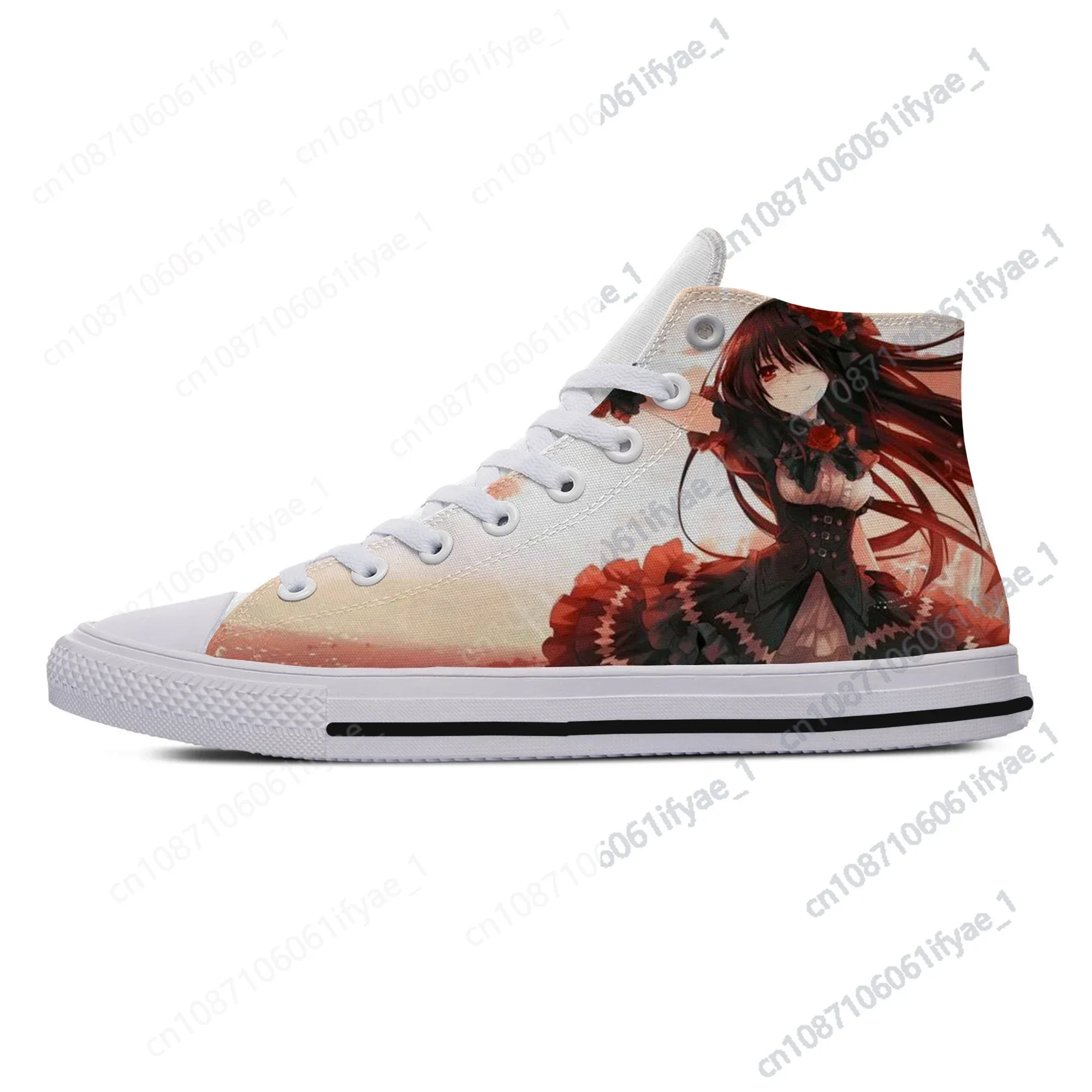 

Hot Fashion Men Woman Leisure Shoes Anime DATE A LIVE Yatogami Tohka Tokisaki Kurumi Cosplay Izayoi Miku Fashion Canvas Shoes