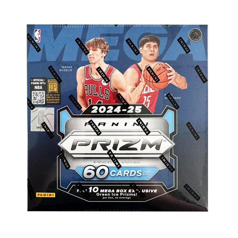 2024-25 NBA プリズム バスケットボール トレーディングカード 6パック ホビー メガボックス 10個入り グリーンアイス プリズム ボックス コレクションカード