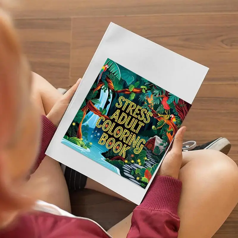 Adulto livro de colorir aliviar engraçado portátil alívio do estresse livro afirmação brinquedo para colorir aumentar seu humor desenho brinquedo para homem