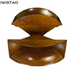 IWSITAO Customized TAD Th4001 Hyperbolic Stable Diffusion Empty Wooden Horn 1 Pair 2 Inch Throat Birch Plywood Wide 612MM