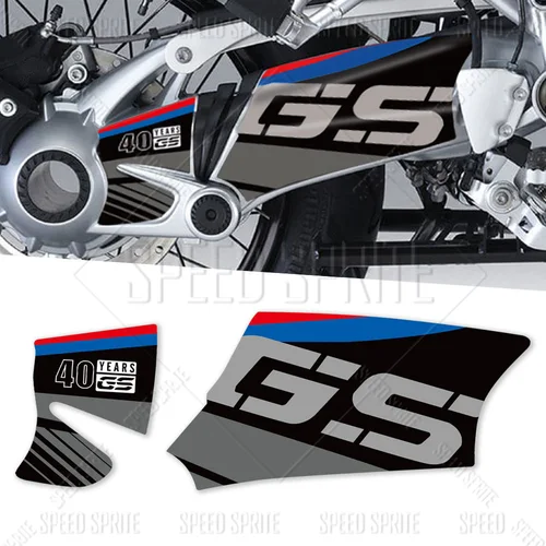 Imagen 1 del producto Para R1200GS 04-12 R1200GS Adventure 04-13 3M pegatina de brazo oscilante de motocicleta pegatina basculante de eje giratorio impermeable
