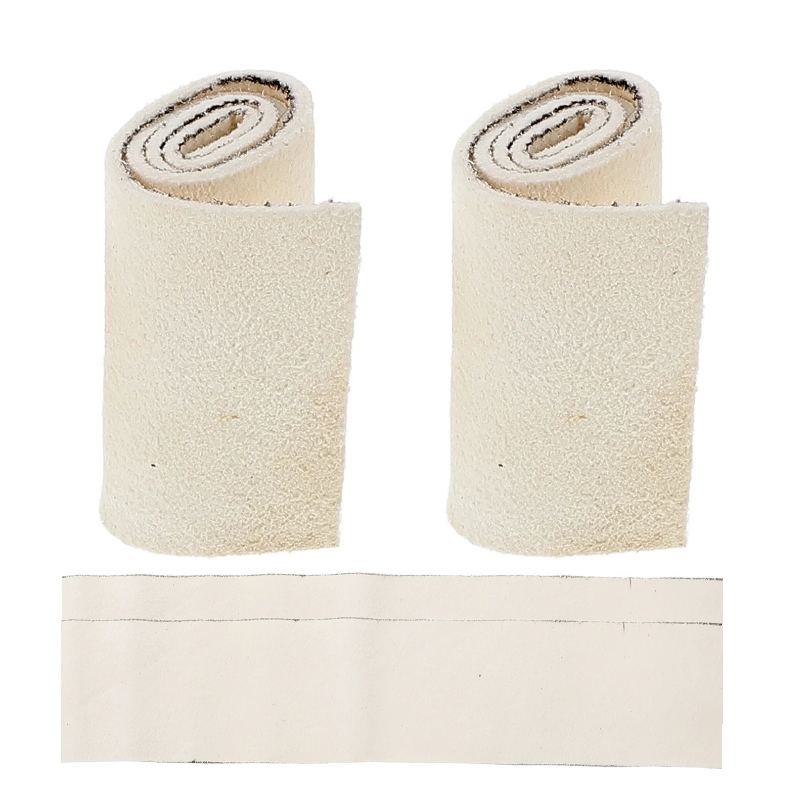 

4 Pcs Erhu Sound-absorbing Mat Chord Stickers Electric Guitar Parts Spring Drum Suede Bag