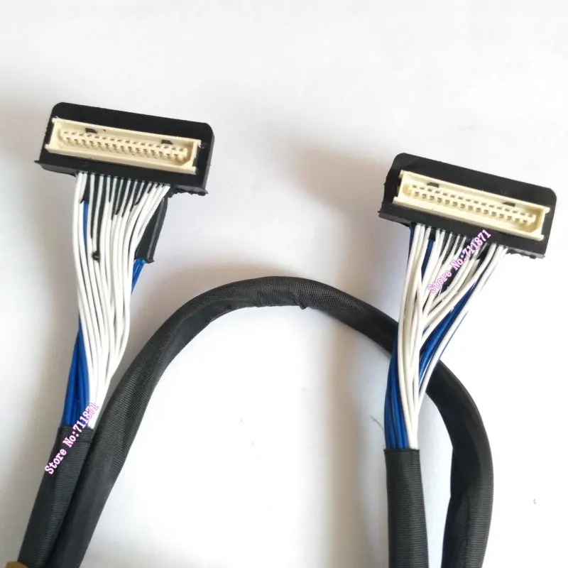 1.0 Pitch TTL Male to Male 31P DF9 Screen Cable Line 31Pin to 31P DF9 31S Line Cable 31P 31Pin 31S DF9 Screen Cable Line 31P TTL